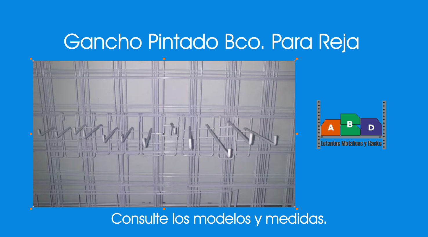 Gancho para reja