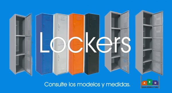 Locker calibre 22  y 24 en medida 38 x 45 x 100 cms. Dos puertas