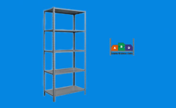 Modulos 45 x 85 calibre 18 inc. 5 Entrepanos con 4 postes calibre 14, Altura 2.20 con 2,40 y  40 tornillos